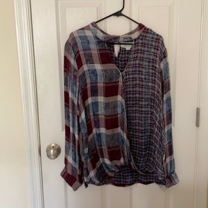 Vintage Havana plaid top!